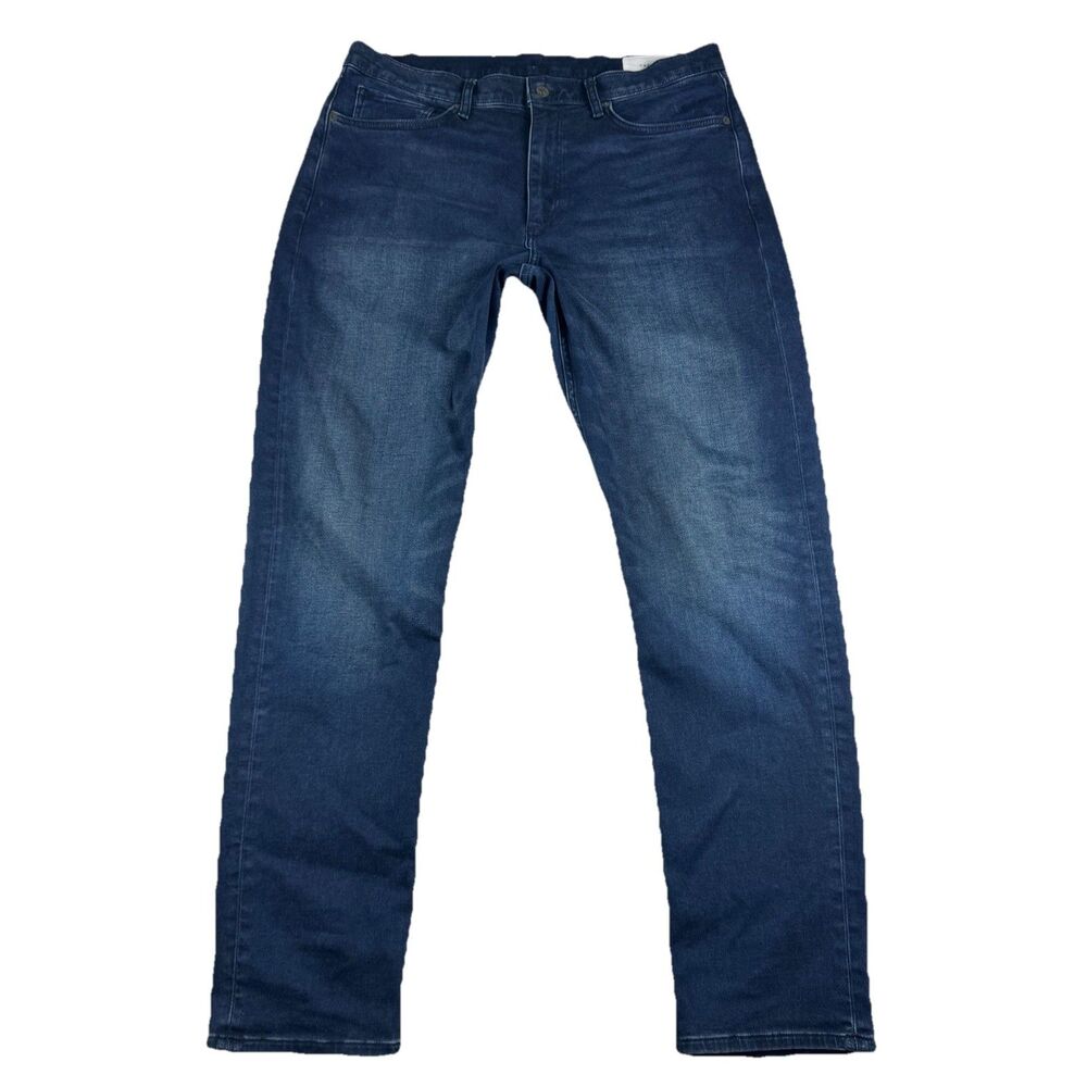 Rag and Bone Fit 2 Slim Jeans Men's 36x32 Medium Wash Indigo Blue Denim Stretch